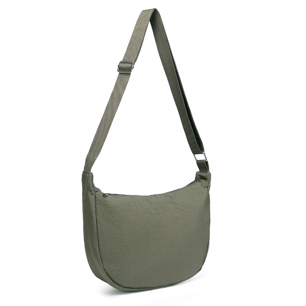 Miss Lulu Minimalistická vodeodolná crossbody kabelka S2415 - zelená-(1)-1000x1000